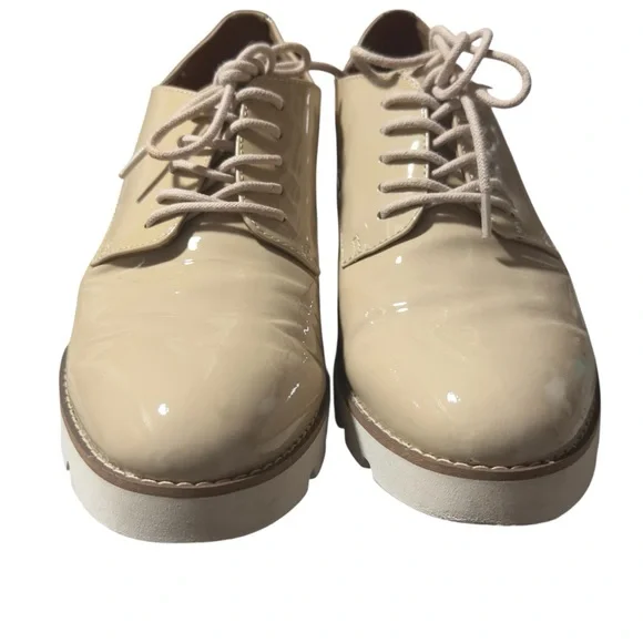 Vionic Adina Lug Sole Patent Leather Platform Oxfords. Sz 7 - Picture 2 of 7